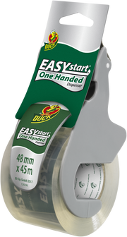 Pakketape 48mmx45m m/dispenser duck 120 easy start