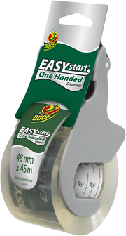 Pakketape 48mmx45m m/dispenser duck 120 easy start