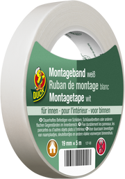 Monteringstape 19mmx5m innvendig 127 duck