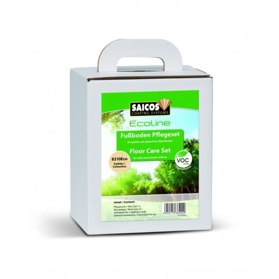 Eco Floor Care Set For Oiled Surface 1+1L