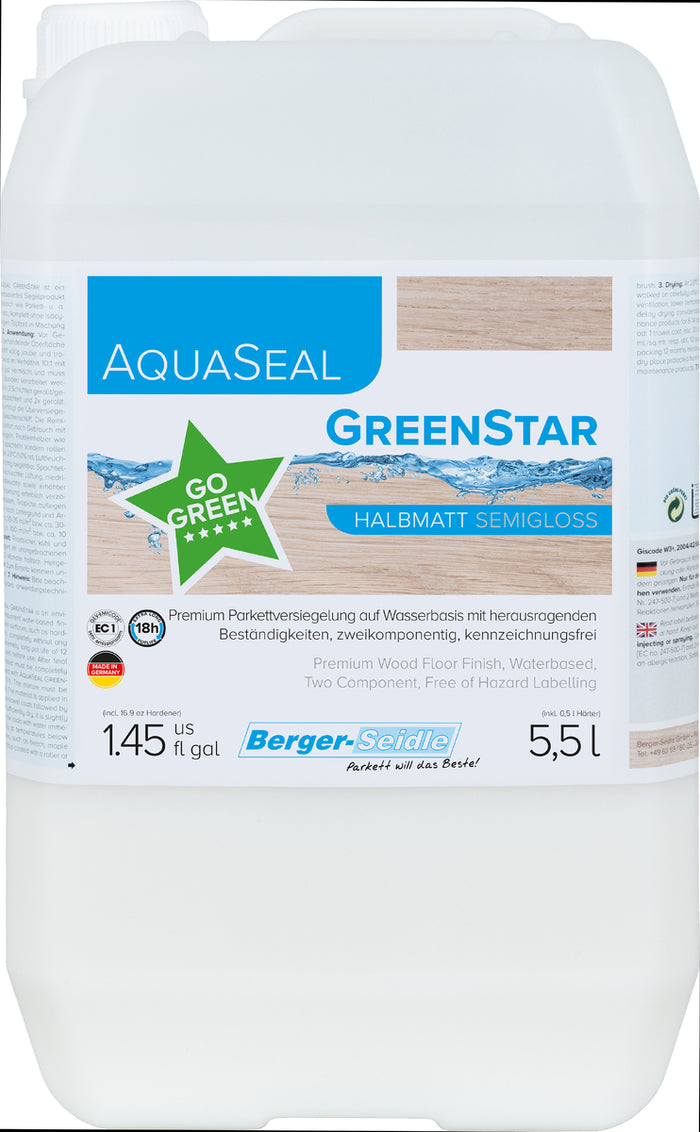 Aquaseal GreenStar lakk 2K 5,5L matt