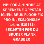 Plank Grabber Kloss inkl ekstra suction pad