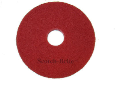 Scotch-Brite gulvpad 16" 25x406mm rød