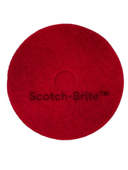 Scotch-Brite gulvpad 17" 25x432mm rød