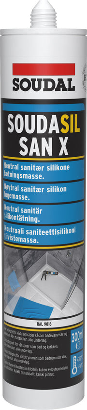 Soudasil SAN X Hvit RAL 9016 300ml