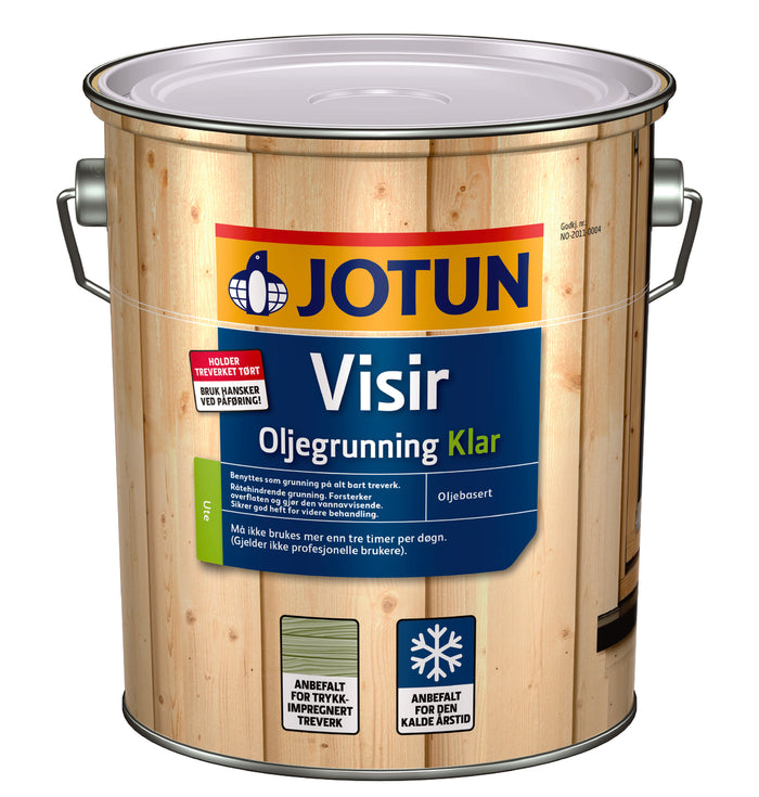 Visir oljegrunning klar 2,7L