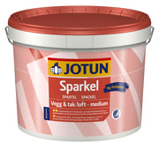 Sparkel vegg/tak medium rød 10l