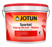 Sparkel vegg/tak medium rød 10l