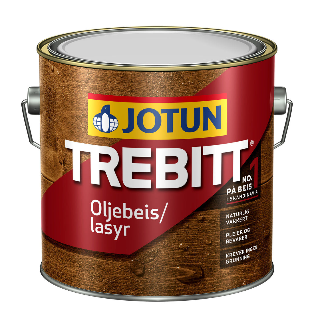 Trebitt oljebeis rød base 2,7L