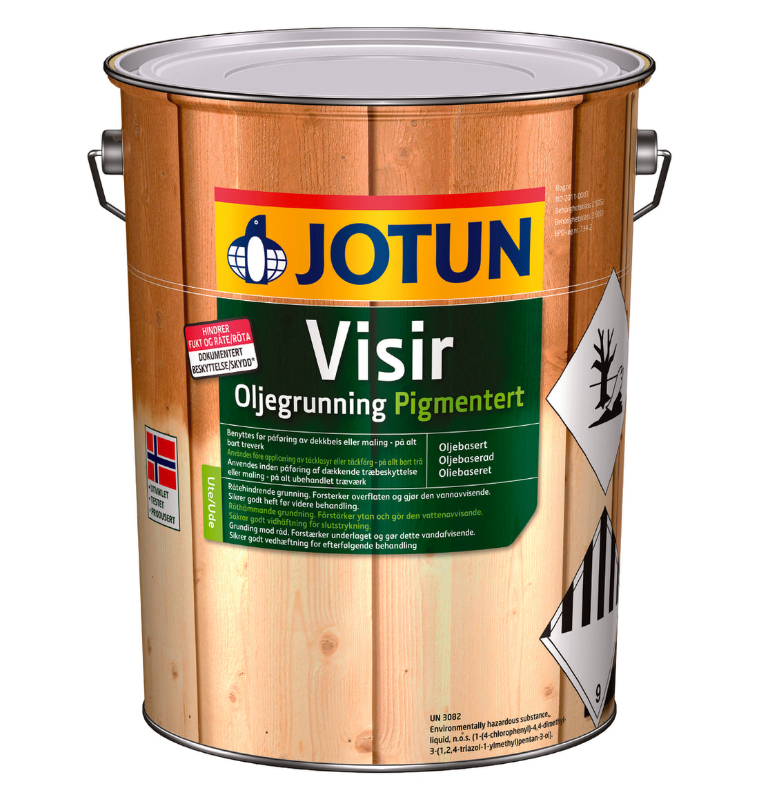 Visir oljegrunning pigmen 10L