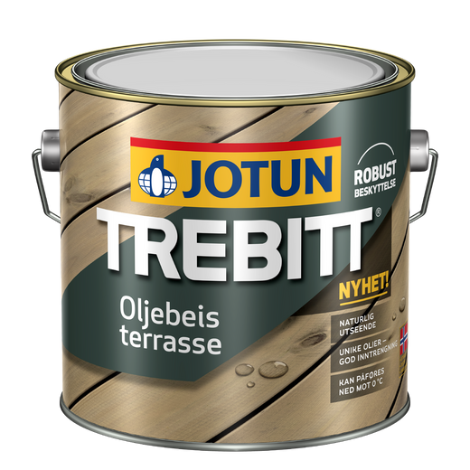 Trebitt oljebasert terrassebeis klar base 2,7L