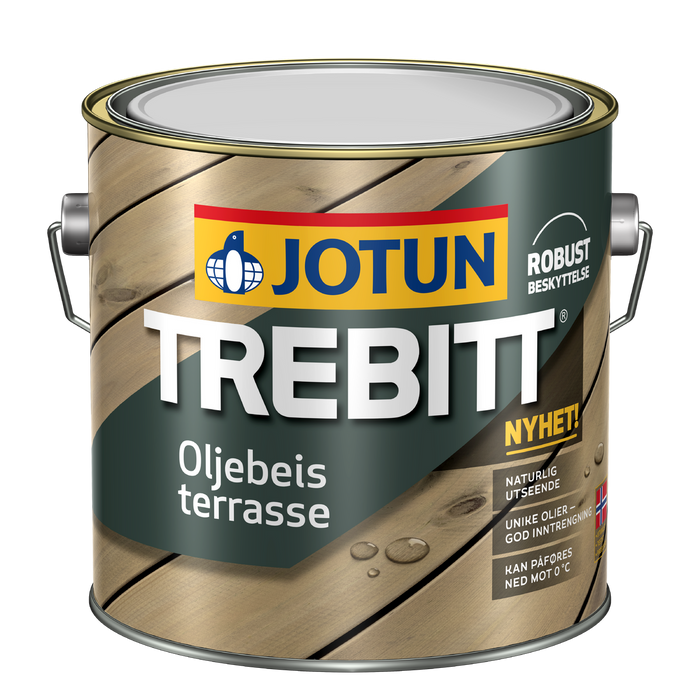 Trebitt oljebasert terrassebeis klar base 2,7L