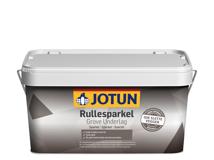 Rullesparkel for grove underlag 10L