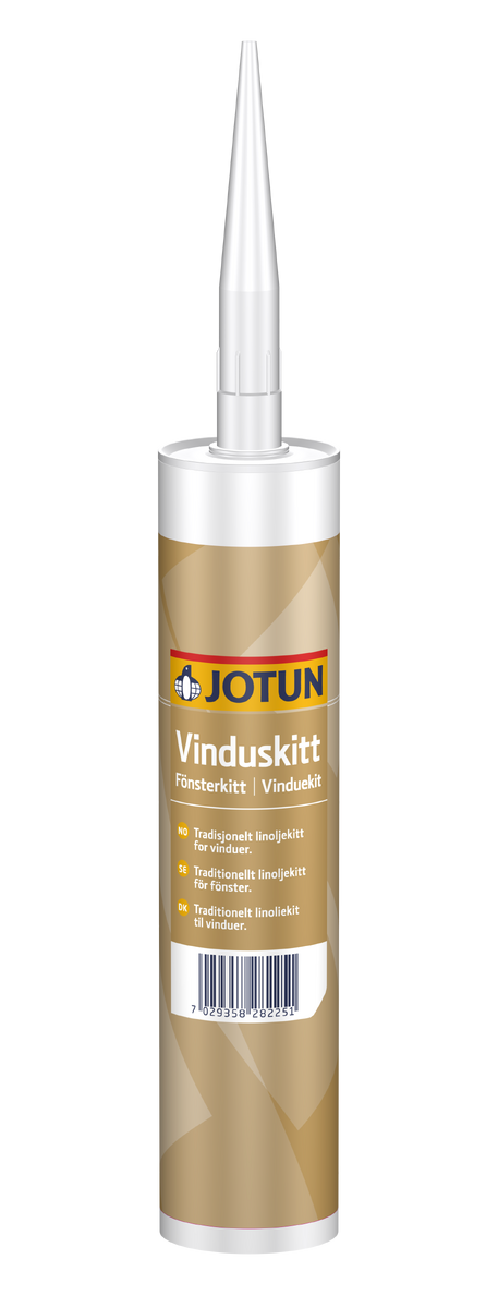 Vinduskitt linolje patron 300ml