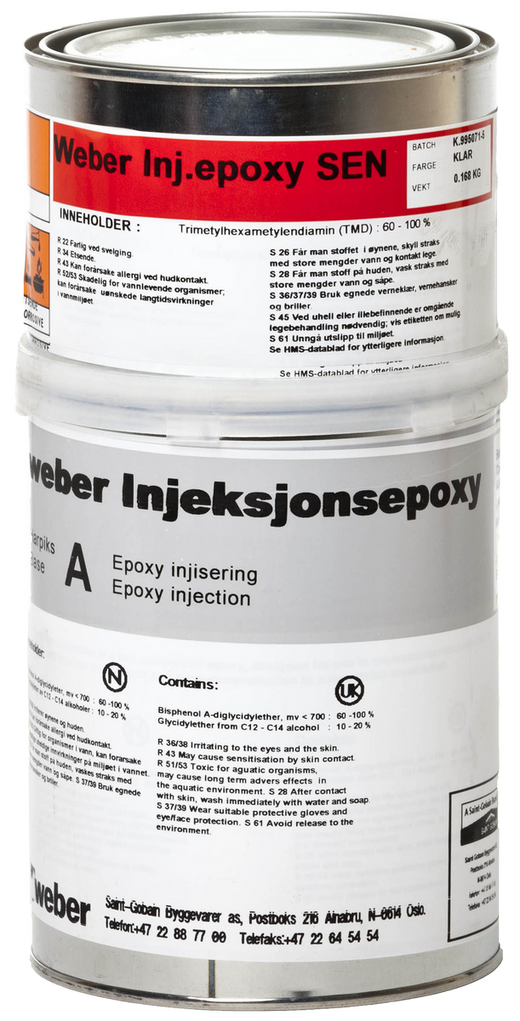 Injeksjonsepoxy 2-komp 1kg