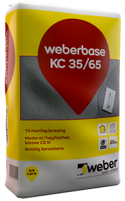 Kc35/65 mur pussmørtel 25kg s