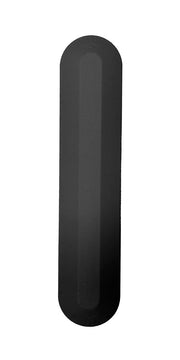 Ledelinje selvkl. plast 145 mm NCS S 8500-N mørkgrå/sort