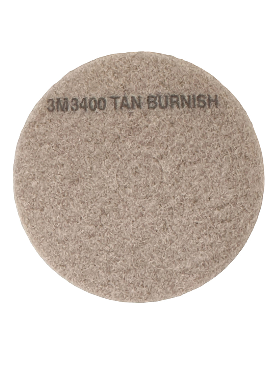 Gulvpad tan burnish pad 3400 17"