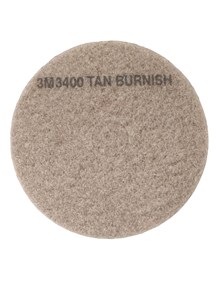 Gulvpad tan burnish pad 3400 17"
