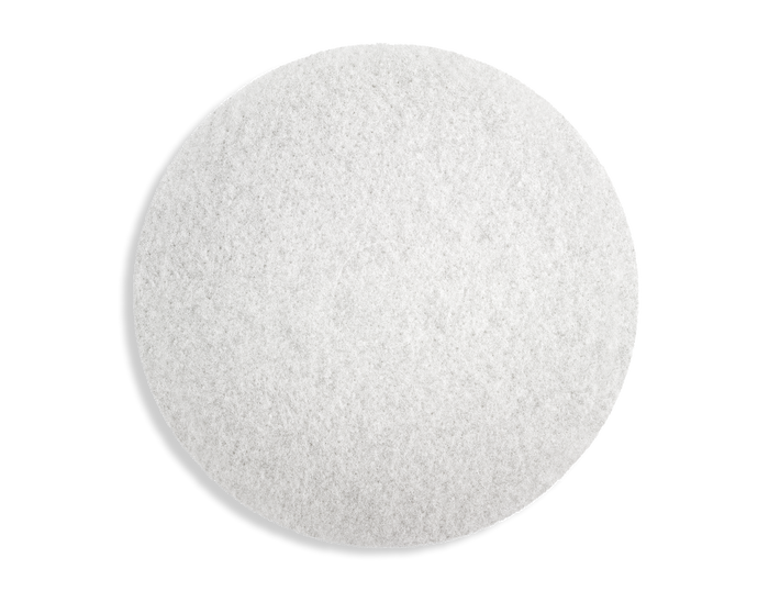 Gulvpad hvit tynn - Ø406 x 10mm