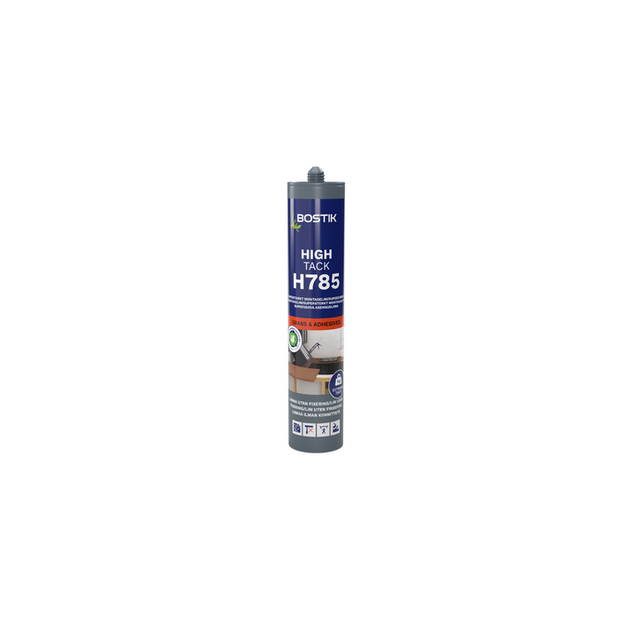 Monteringslim h785 high tac hvit 290ml