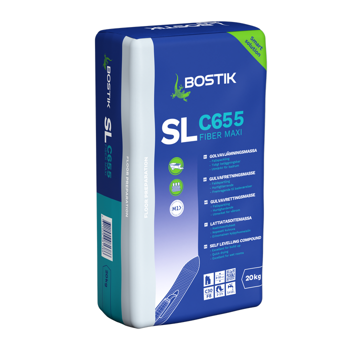 Gulvsparkel SL C655 Fiber Maxi 20kg