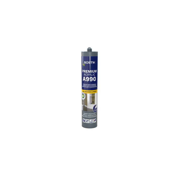 Akrylmasse A990 Premium 300ml Grå