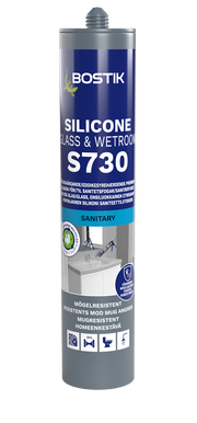 Silikon S730 Hvit Glass Våtrom