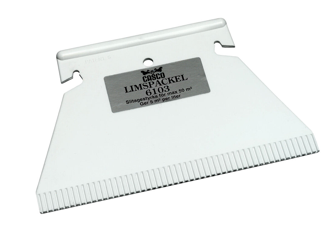 Limspreder 20 cm hvit/sort plast casco 6103 5m2/l