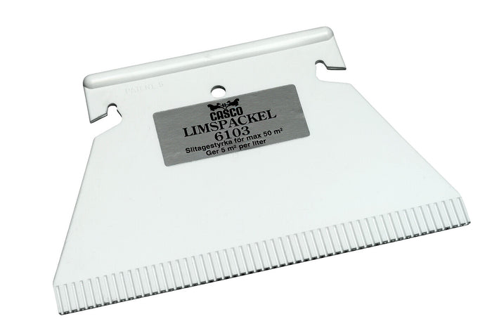 Limspreder 20 cm hvit/sort plast casco 6103 5m2/l