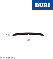 Skjøtelist NR 2 Gull 200cm