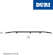 Skjøtelist nr 110 gull 200cm