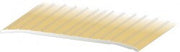 Skjøtelist nr 110 gull 200cm