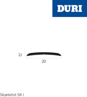 Skjøtelist SK01 messing 270cm