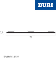 Skjøtelist SK11 alum. 270cm