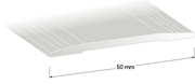 Skjøtelist SK71 sølv 270cm