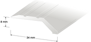 Nivålist KA03 sølv 270cm