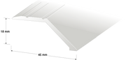Nivålist KA06 sølv 270cm