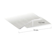Avslutninglist KA 13 Sølv 270cm