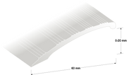 Nivålist KA14 sølv 270cm