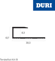 Terskellist KA19 gull 300cm