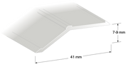 Nivålist KA20 sølv 300cm