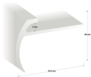 Trappenese NO 17 sølv 300cm