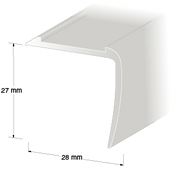 Trappenese NO 26 sølv 300cm