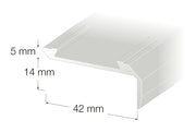 Trappenese NH 01 sølv 270cm