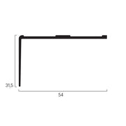 Trappenese NH 03 aluminium 300cm
