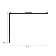 Trappenese NH 04 aluminium 300cm