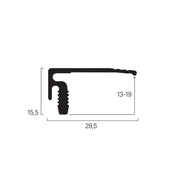 Terskellist SY 12 gull 300cm