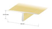 Skjøtelist SY13 gull 300cm