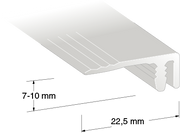 Terskellist SY 22 sølv 300cm